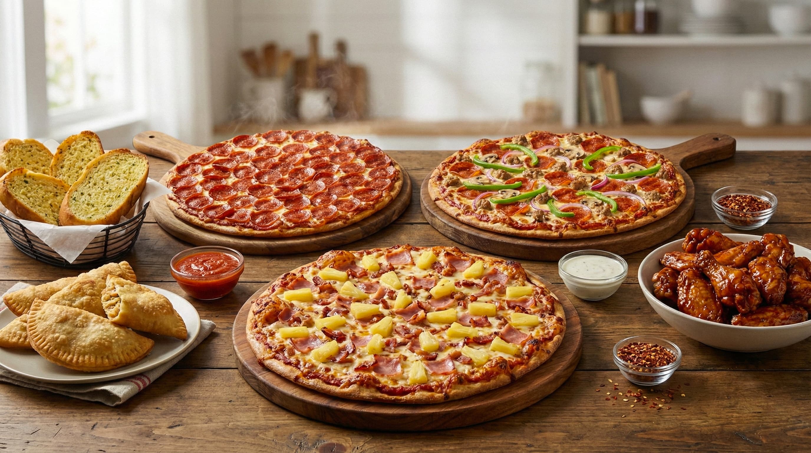 Delicious Pizza Background